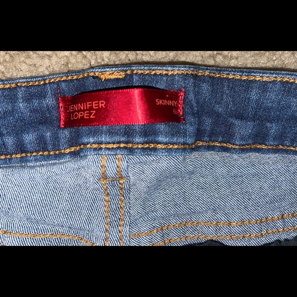 Jennifer Lopez Women’s Skinny Blue Jeans Size 6 (Tall) - Picture 8 of 9